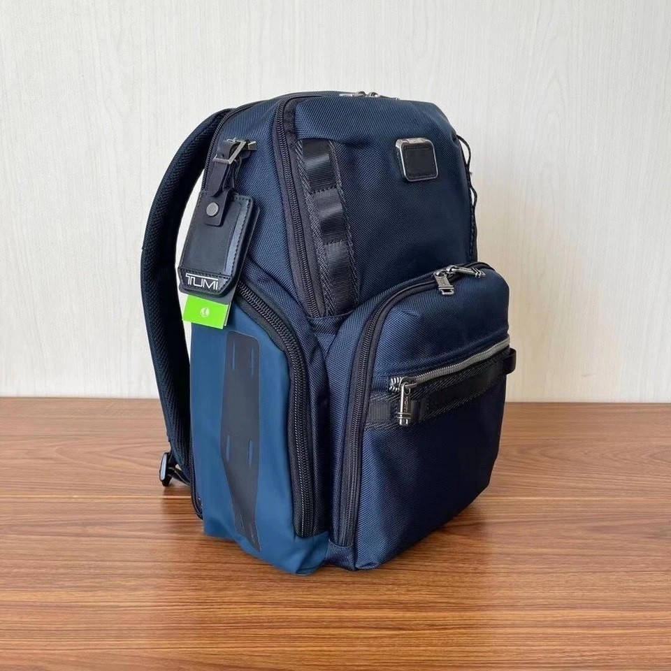 🎒 NEW TUMI Alpha Bravo Search Backpack Navy 232789 Ballistic Nylon Laptop