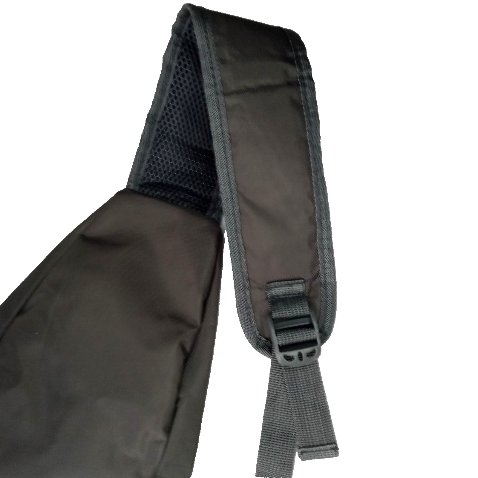 Gray Nylon Sling Bag Shoulder Backpack Unisex Men/Women Cycling Hiking Active