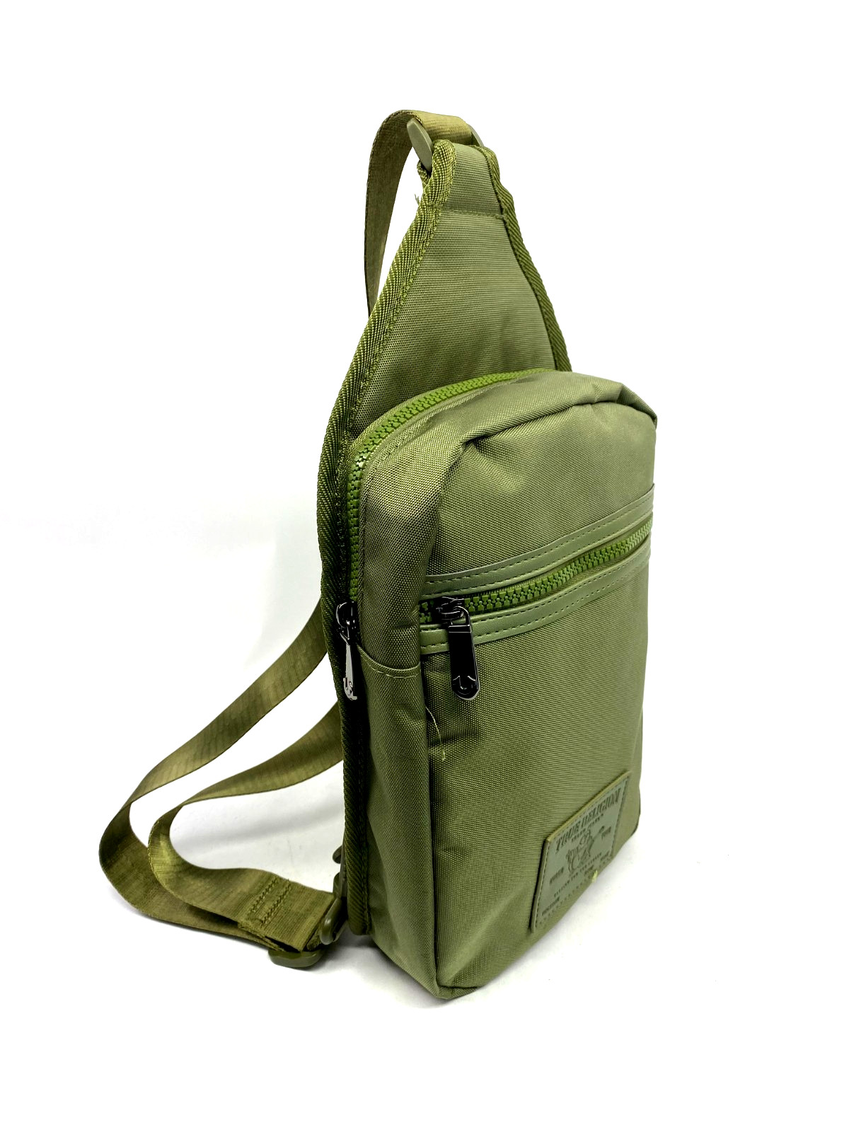 True Religion Yeta 2.0 Men’s Crossbody Bag Sling Bag Buddha Patch Olive