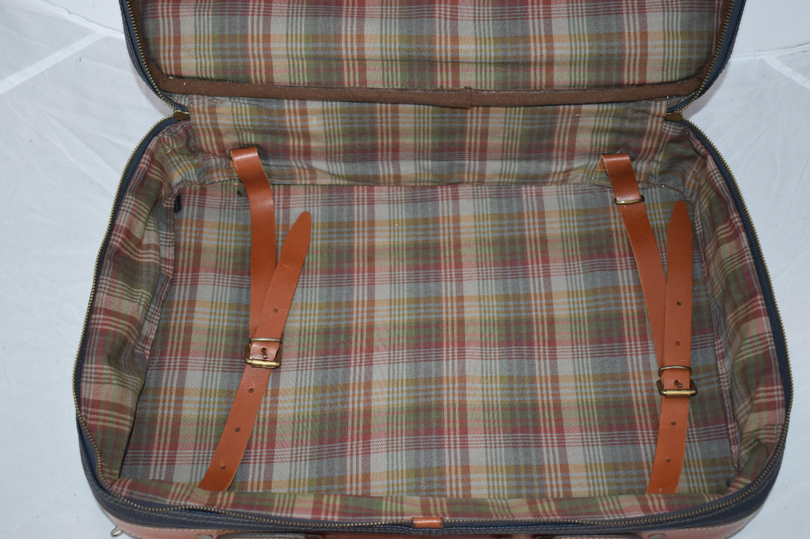 Mulberry Blue Scotchgrain Leather Satchel Briefcase Holdall Weekend Bag Unisex