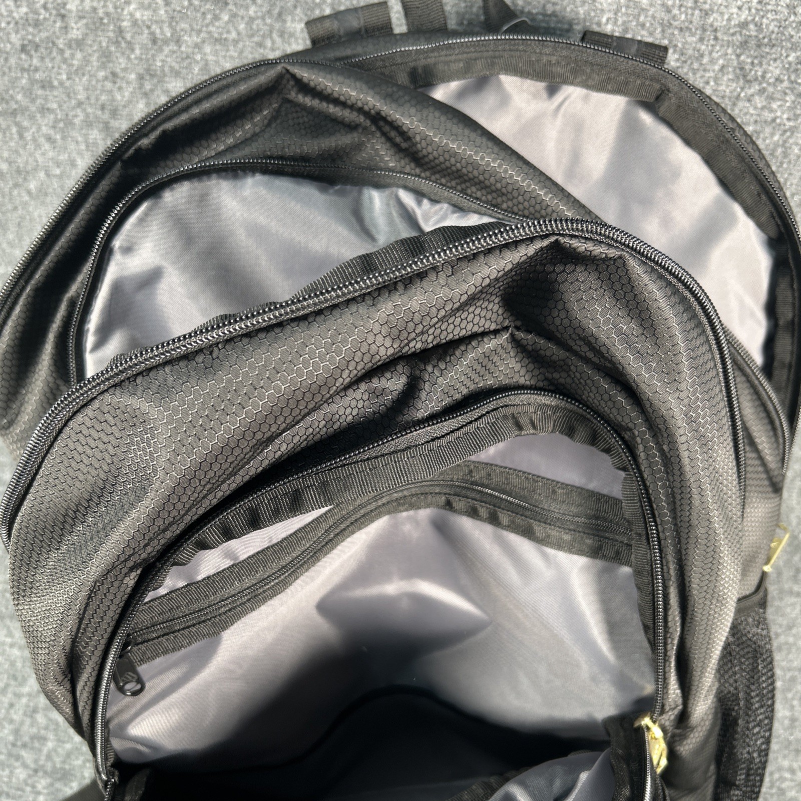 Adidas Primetime Large Backpack 41L Black/Gold Metallic Laptop Bottle Pockets