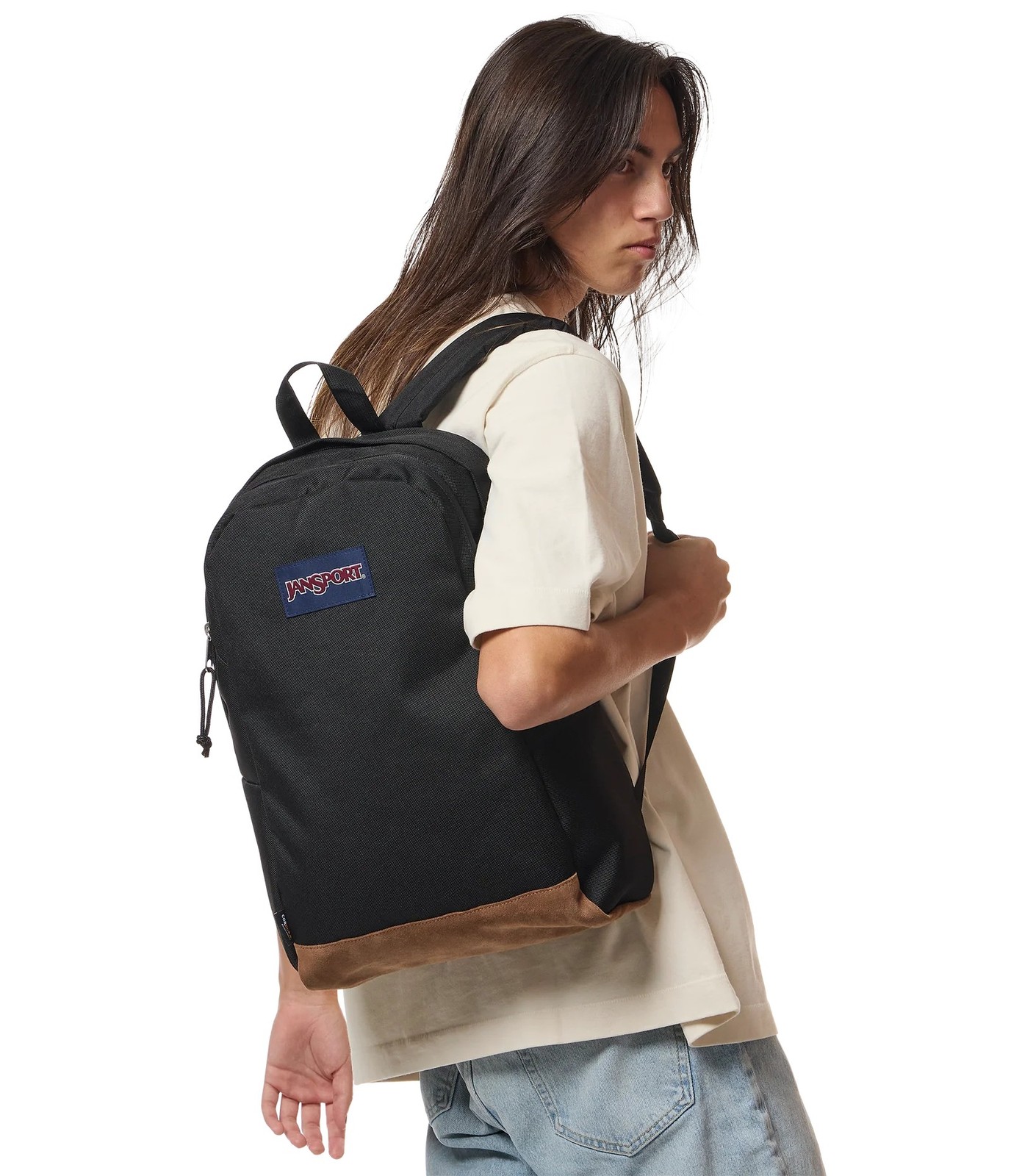 JANSPORT RIGHT PACK SLEEK BACKPACK JS0A897X008 BLACK NEW AUTHENTIC-SIZE OS