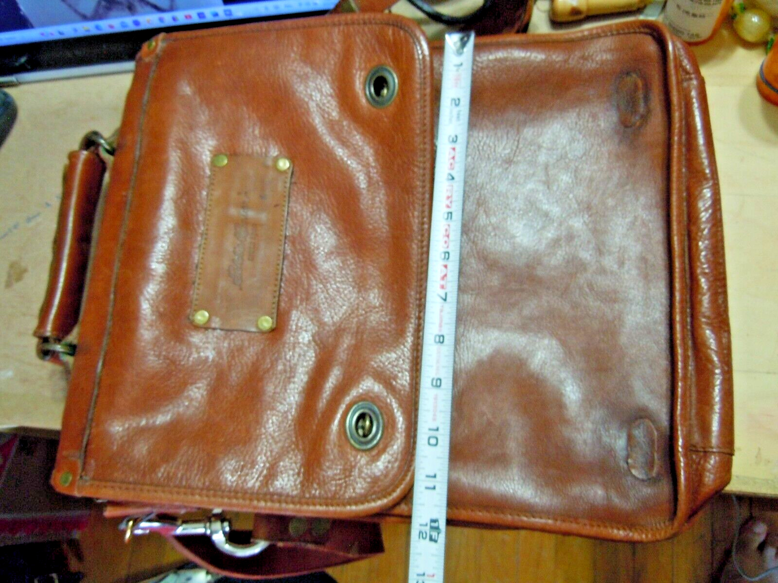 Vintage Eddie Bauer Designs by Sevestet New York All Leather Messenger