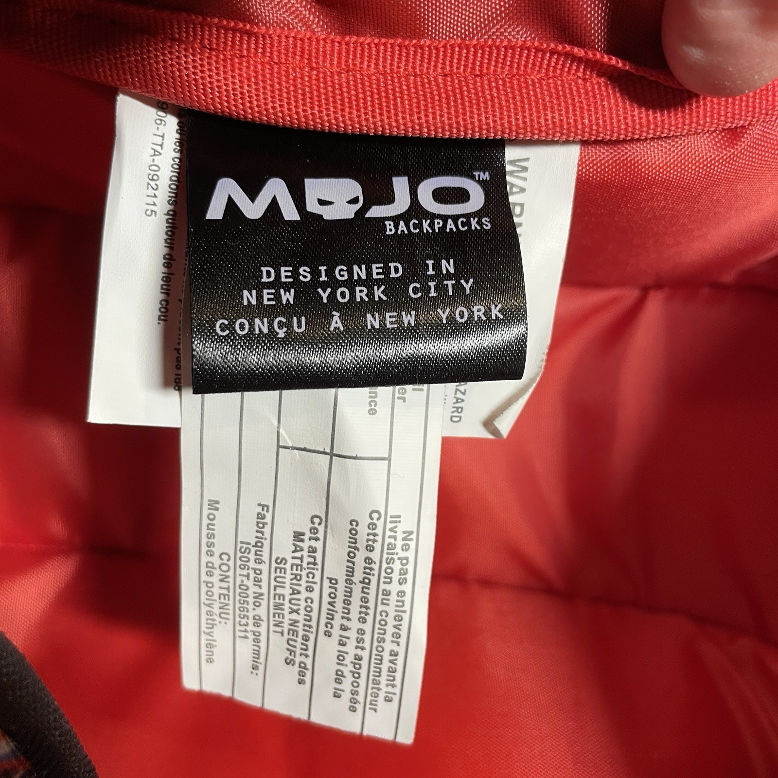 MOJO Backpack NYC-Graffiti Lion -, Hip hop, Urban Chic, RARE -OUT OF PRINT