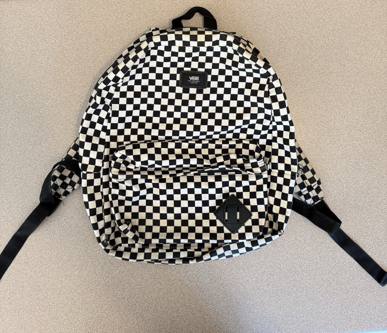 Vans Old Skool III 22L Checker Black White Backpack With Matching Fanny Pack!