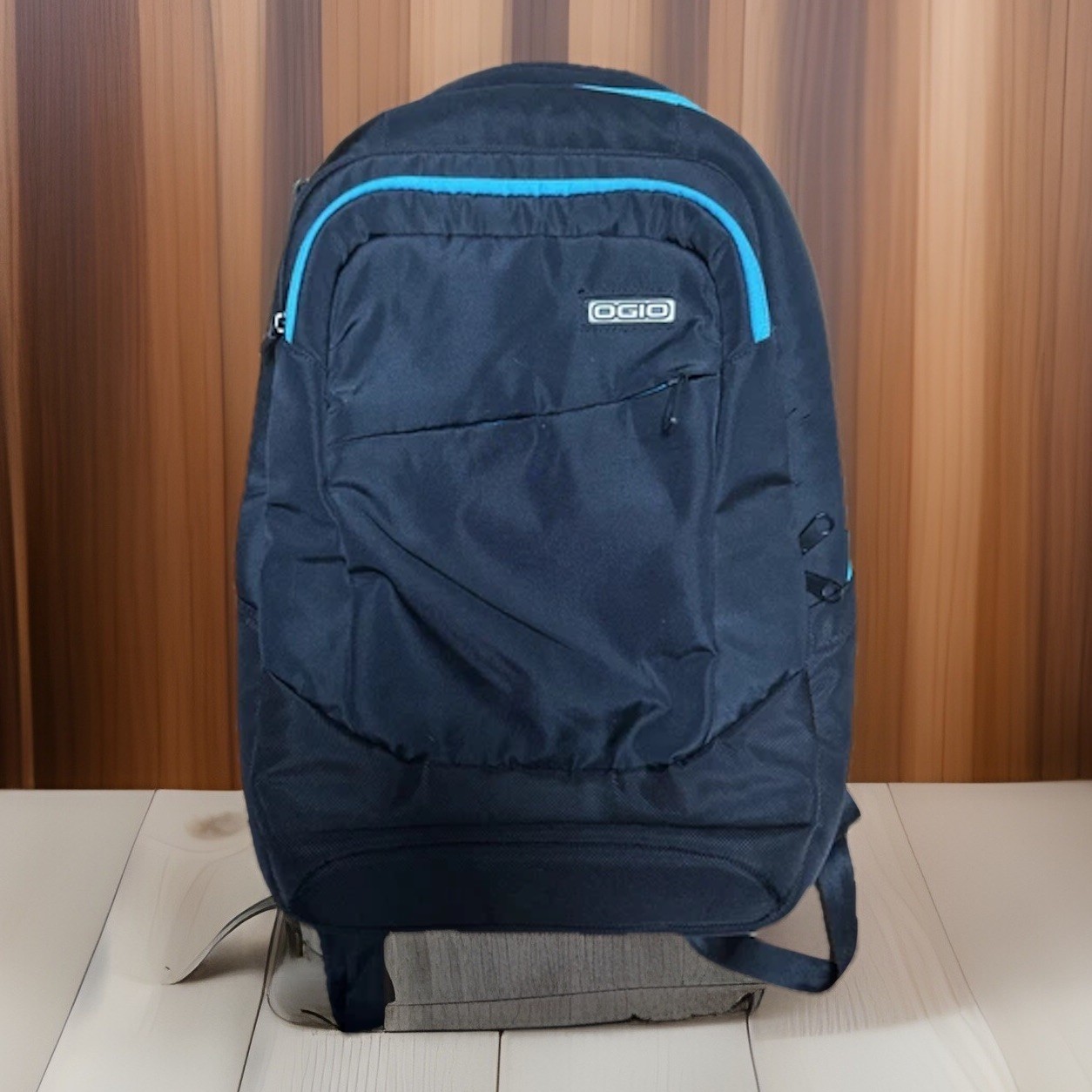 OGIO Metro Street Laptop Sleeve Utility Backpack Weatherproof Black 18x9x14 Blue