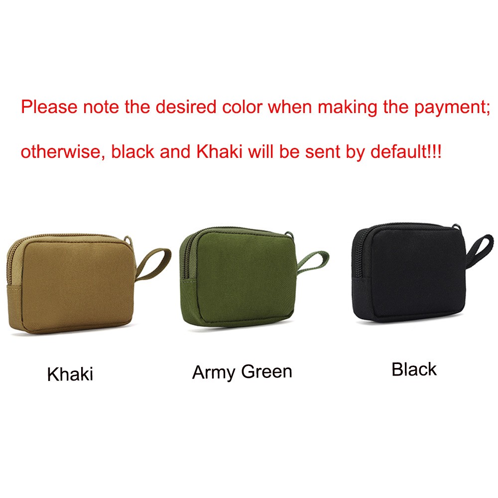 Tactical Wallet Card Bag Accessories Organizer Pouch Purse Mini EDC Waist Bag US