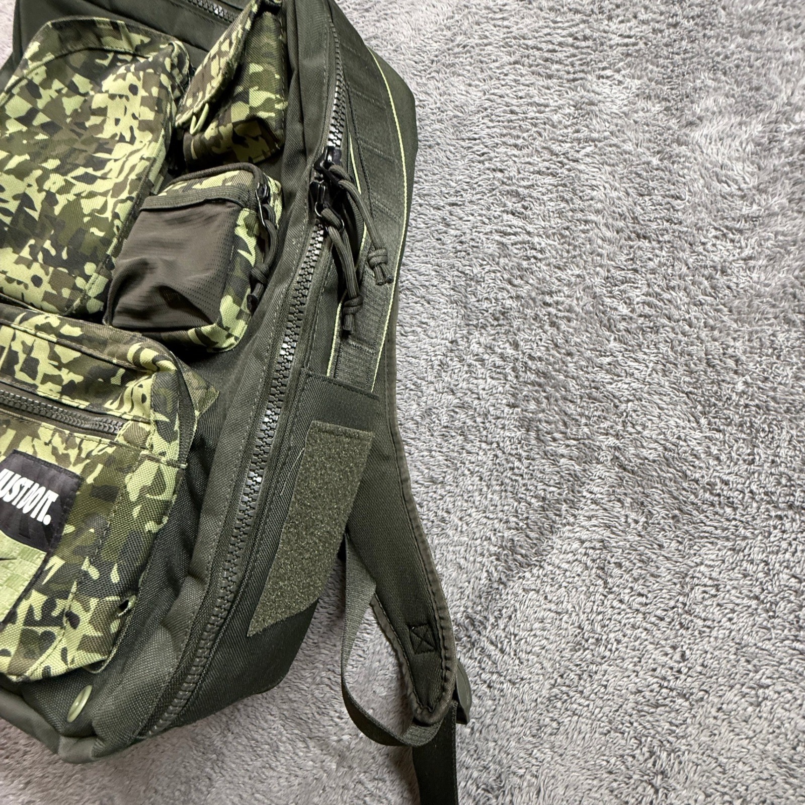 Nike Utility Elite Printed Backpack Mens 32L Green Excellent DQ5224-355 Camo