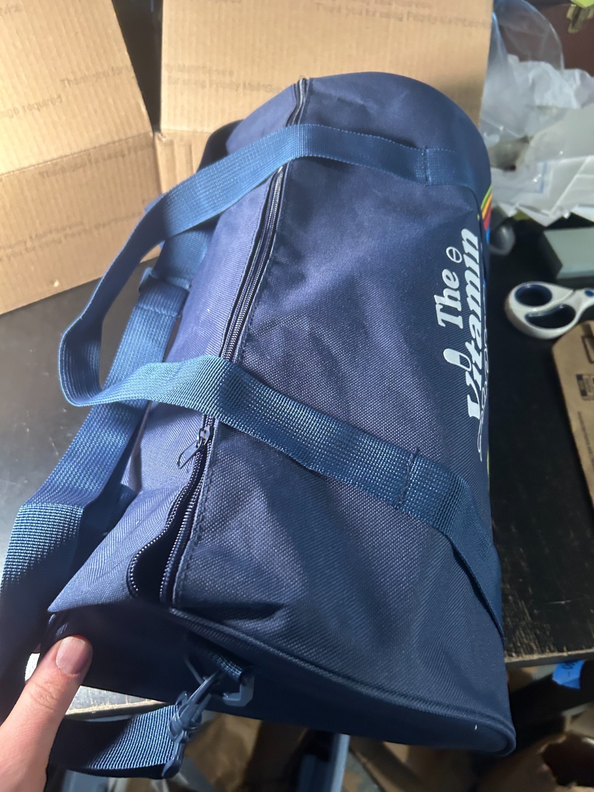 The Vitamin Shoppe Branded Duffel Bag Gym Fitness 70s 80s Retro Vintage Travel
