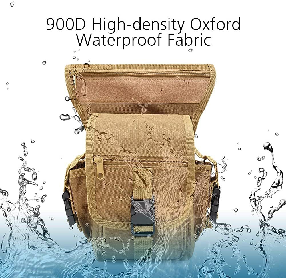 Multi-Purpose Tactical Drop Leg Bag Tool Fanny Thigh Pack Military Utility Pouch