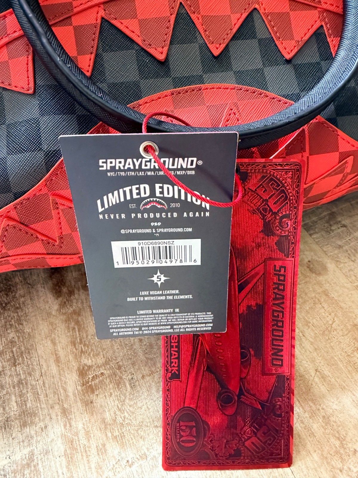 Sprayground Evil Genius Triple Decker Duffle Bag Limited Edition New w Tags