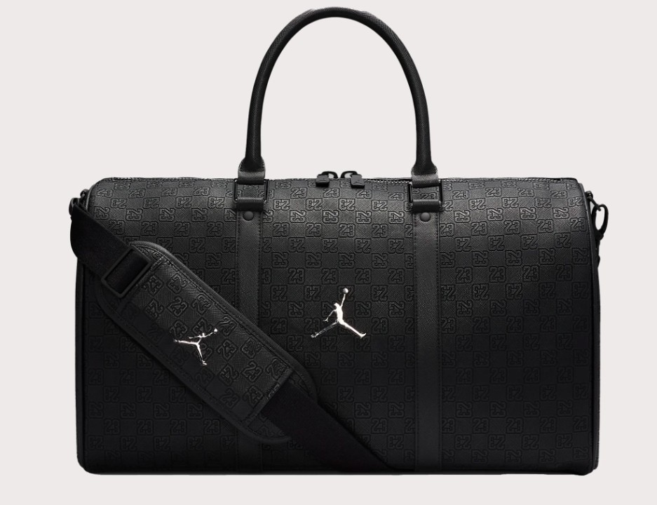 Nike Air Jordan Icon Duffle Bag Luggage Black Monogram MM0987 023 (25L) NWT