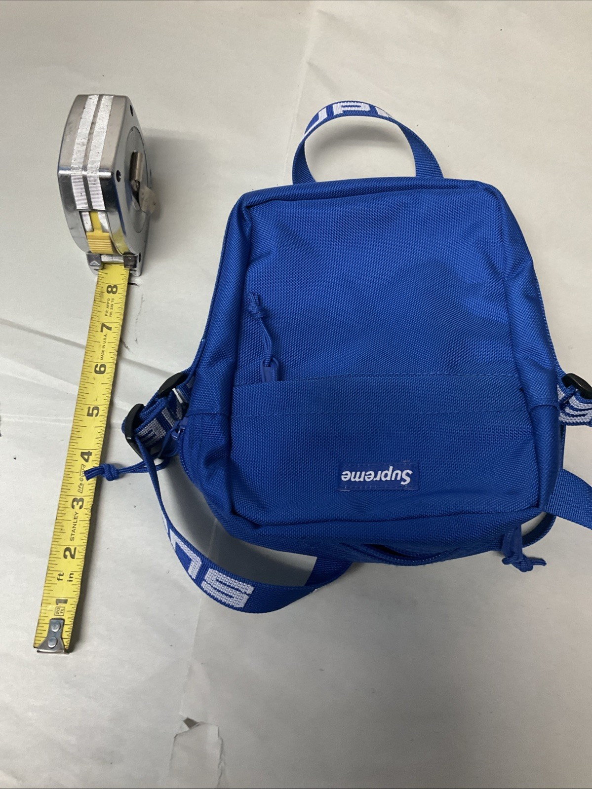 Supreme Shoulder Bag (SS18) Streetwear Royal Blue Fabric