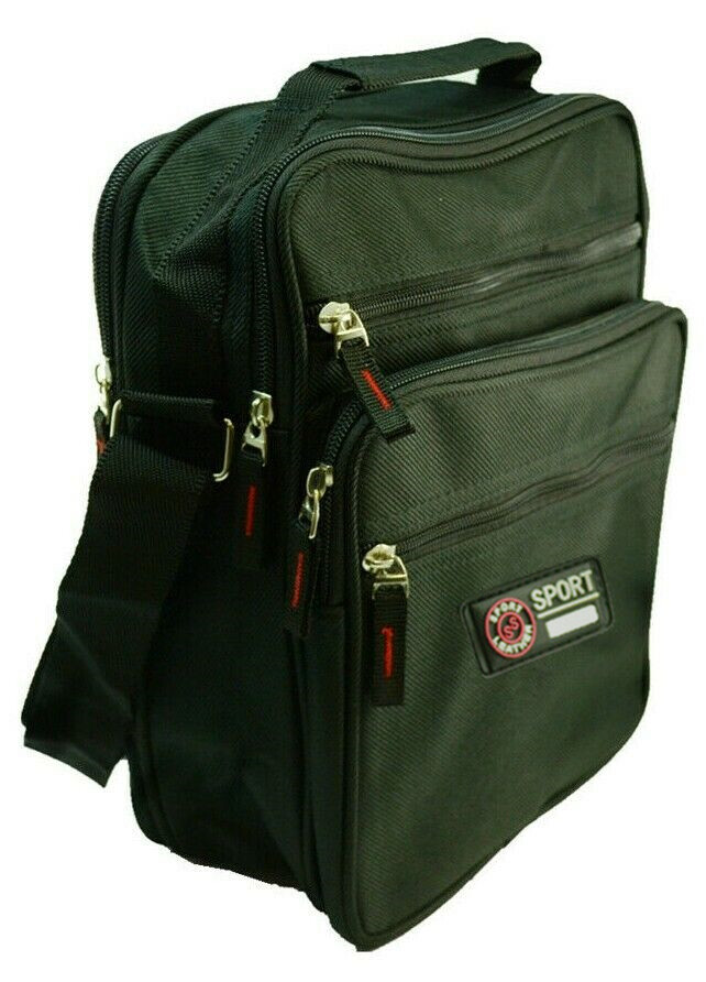 11″ Black Men Waterproof Messenger Shoulder Satchel Business Briefcase Hand Bag