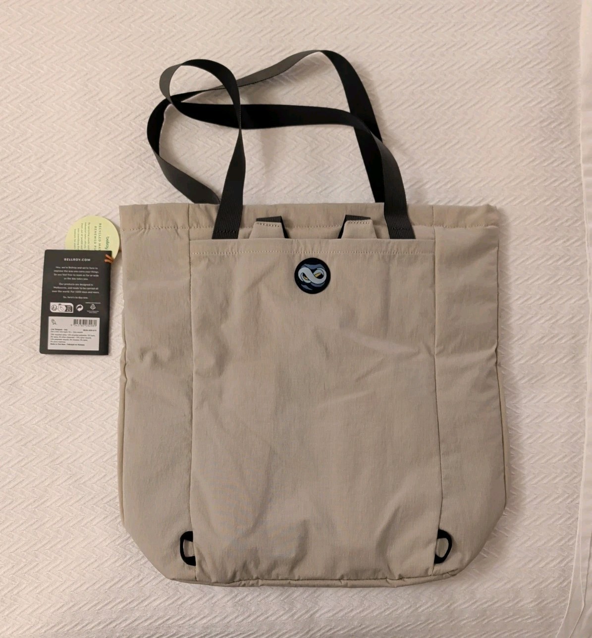 LAST ONE! Bellroy Lite Totepack Backpack Combo, 18L, Grey/Ash Color, NWT