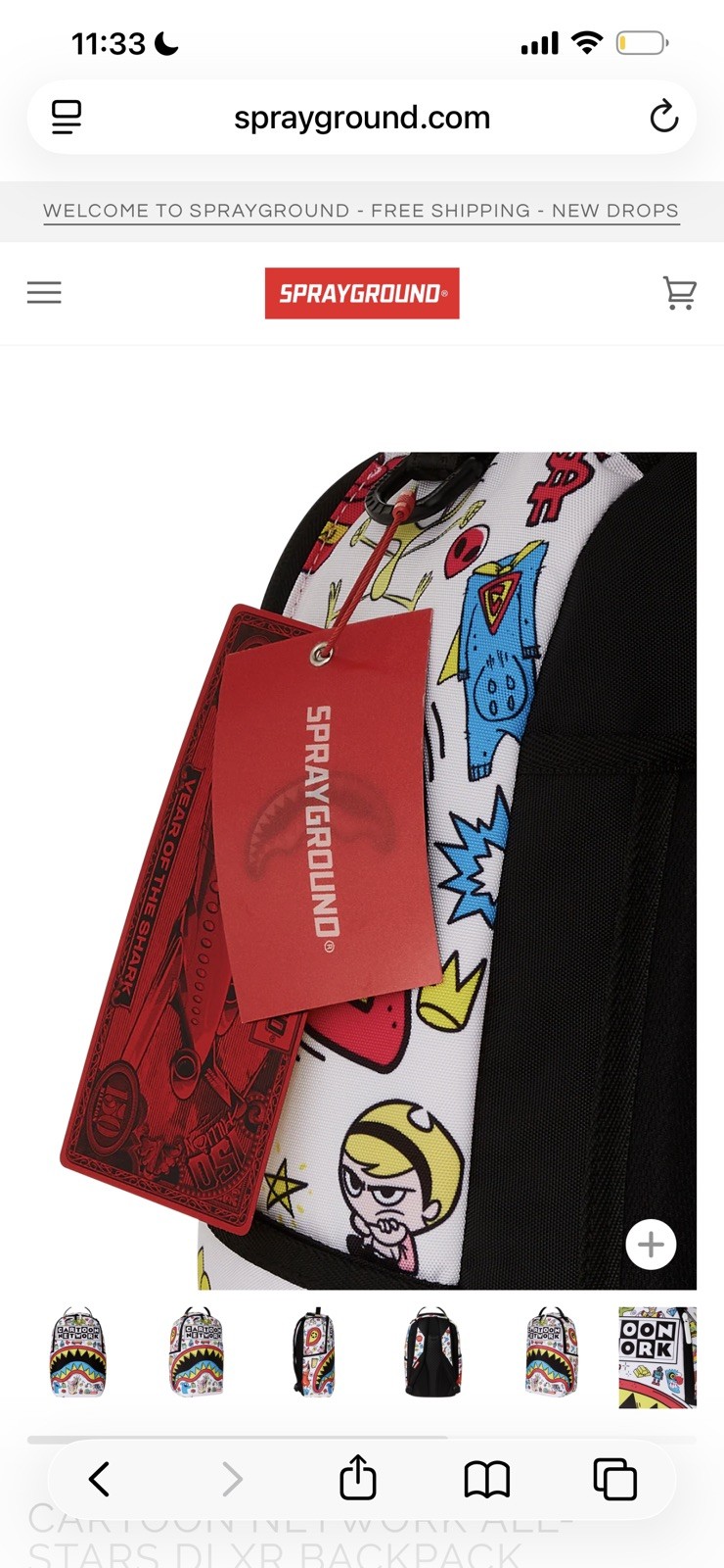 CARTOON NETWORK ALL-STARS DLXR BACKPACK