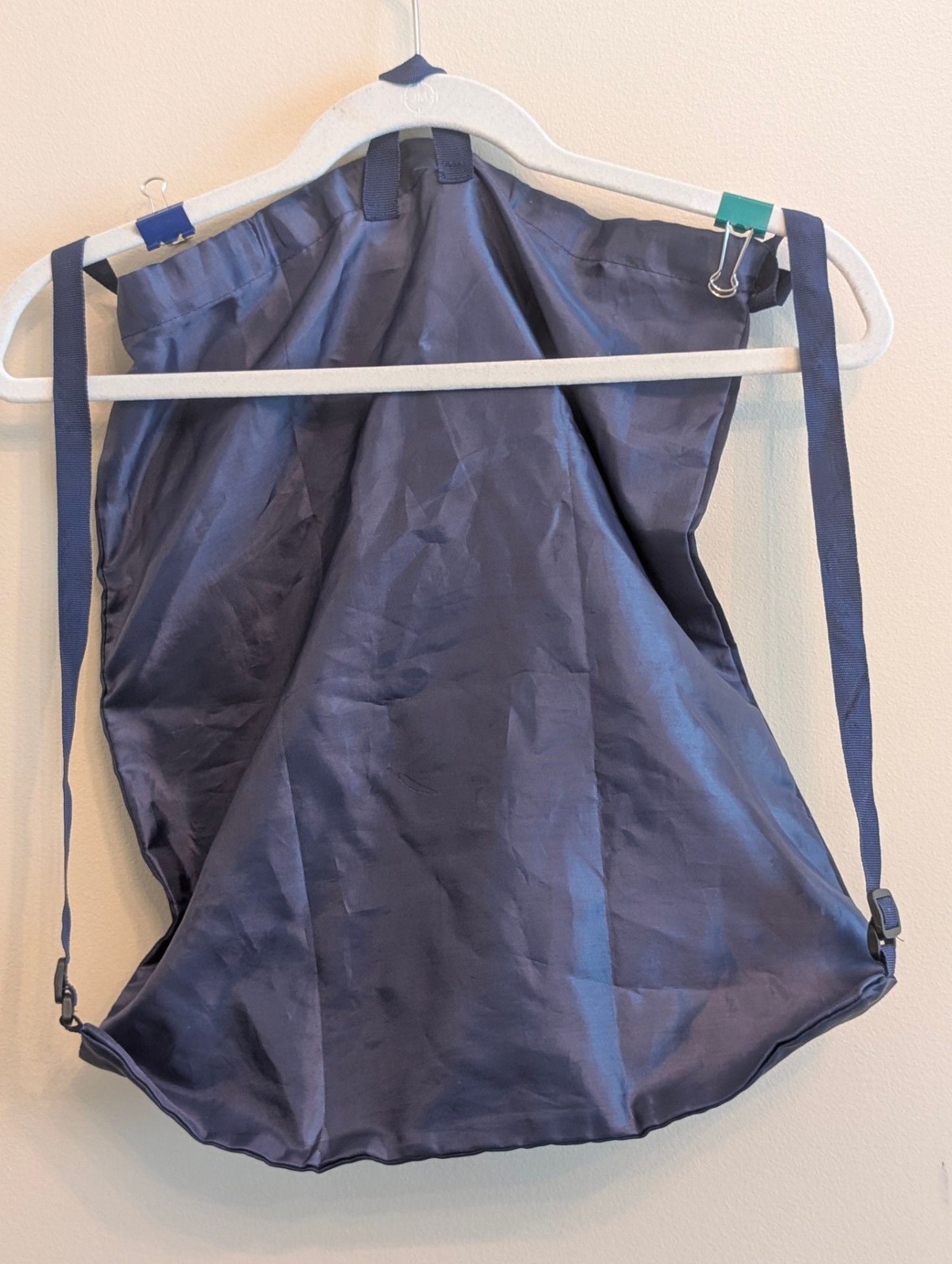 Skechers Lightweight Navy Blue Drawstring Gym Backpack