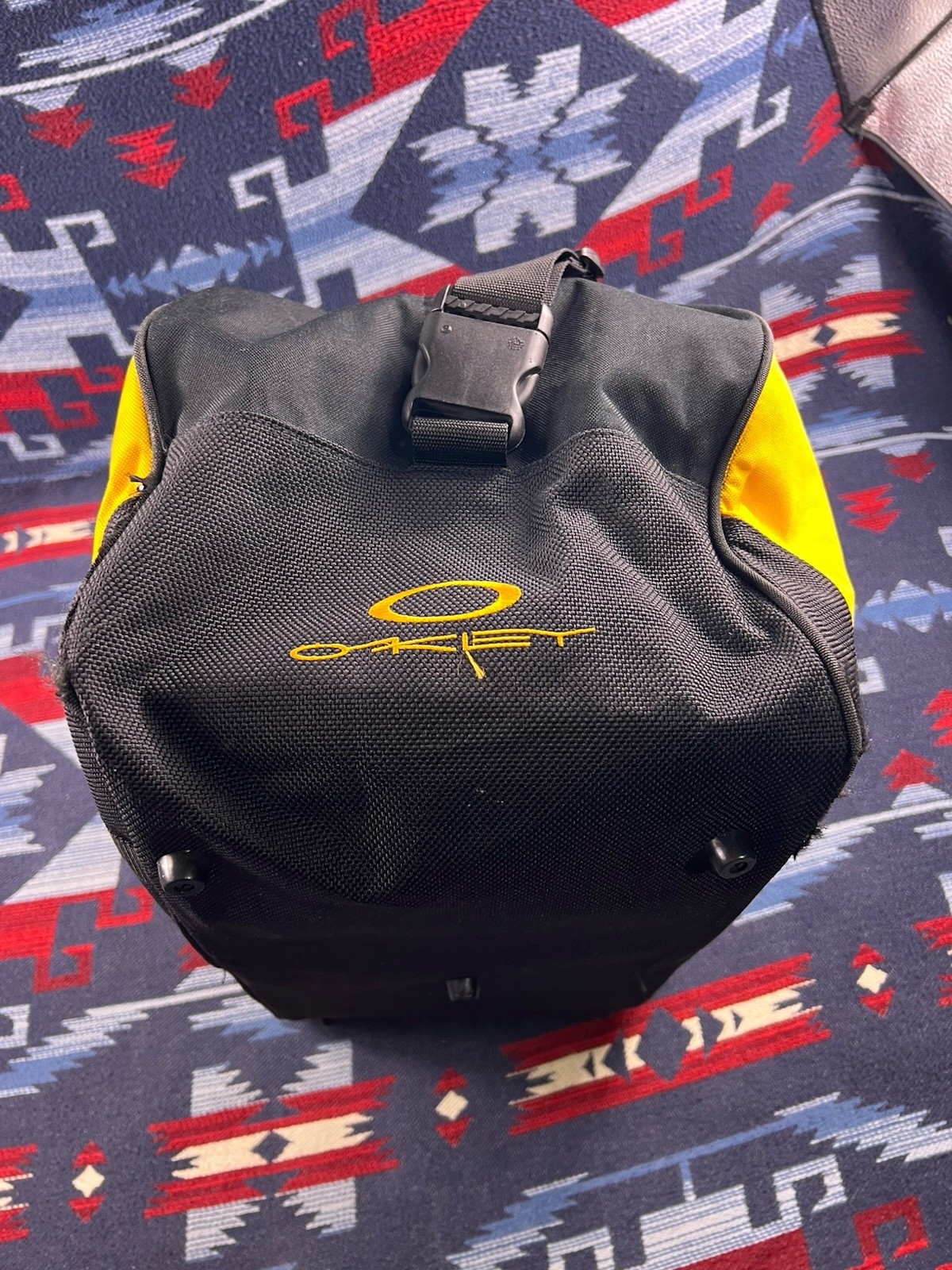 Vtg USA Made! Oakley Software Overnighter Duffel Bag Luggage Gym Carry On Travel