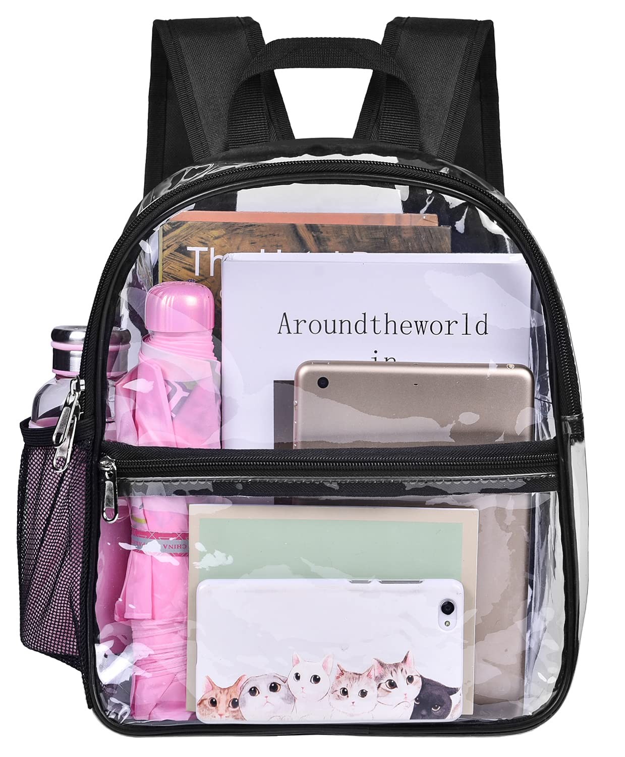 Clear Stadium Backpack 12x6x12 Waterproof for Events, Concerts, Sports