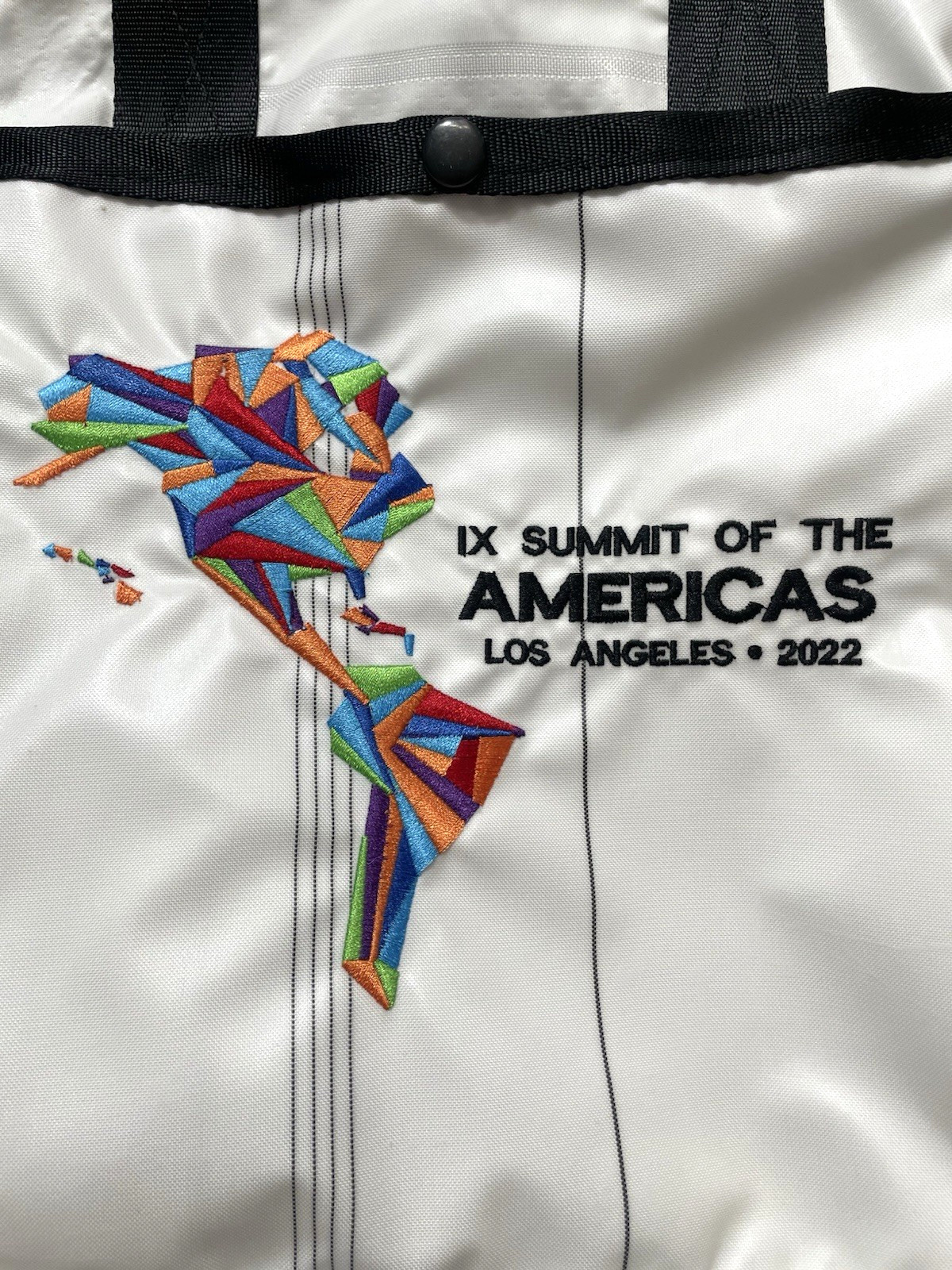 Rewilder Backpack IX Summit of The Americas 2022 Upcycled Airbag Seatbelt Bag