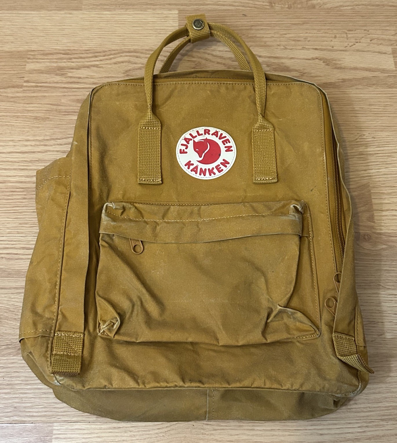 Fjallraven Kanken 23510 Classic Backpack Daypack Bag Ochre Yellow Medium Canvas