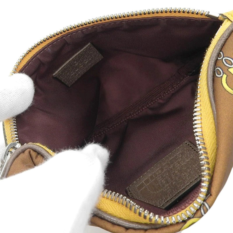 Gucci North Face Collaboration Belt Bag Nylon Leather Brown