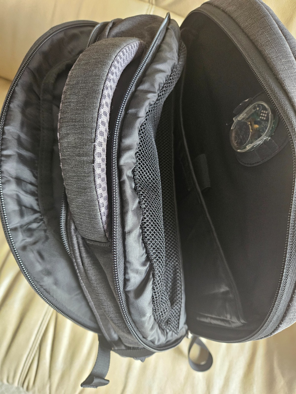 Konzu Backpack 17 ” High, Length At the Middle 14″ 11.5X7.75″ Base.