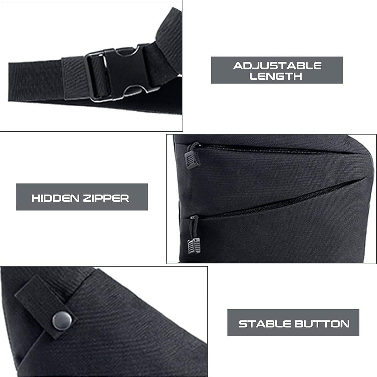 Tactical Sling Bag EDC Chest Conceal Shoulder Backpack Hiking Cycling Daypack US