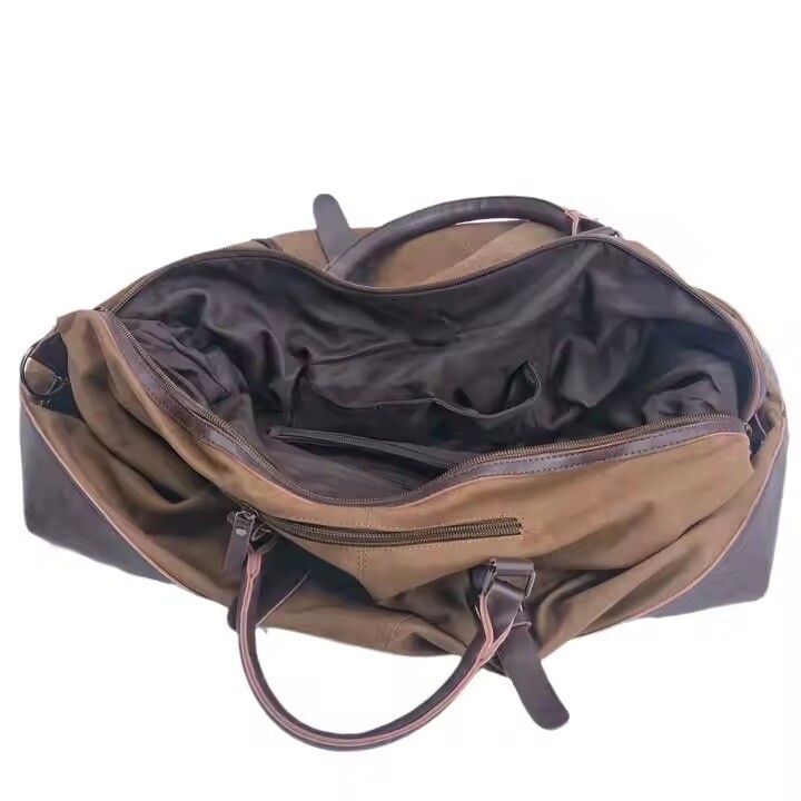 New Large Canvas Duffle Bag – Durable Travel / Weekender – Gift