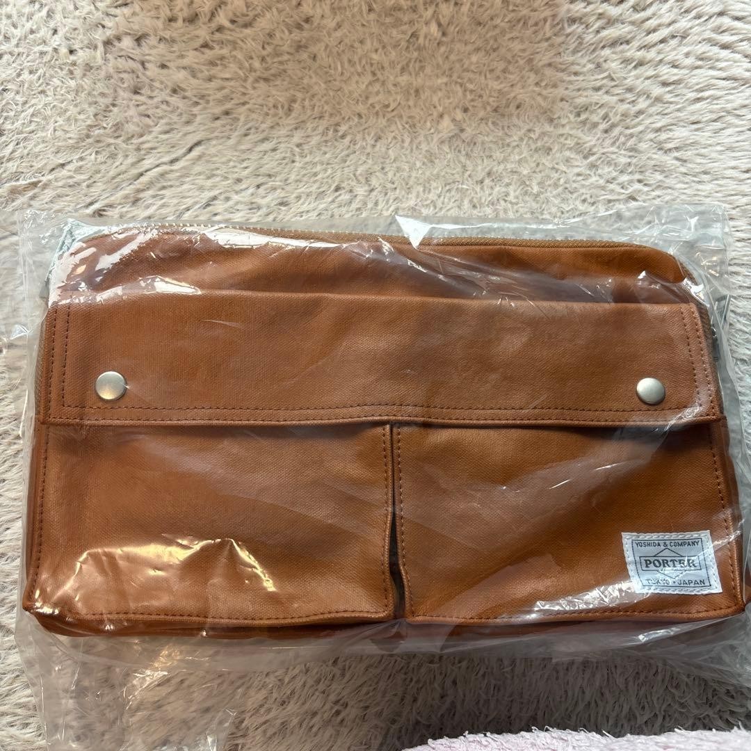 PORTER brown shoulder bag approx. 20cm x 30cm