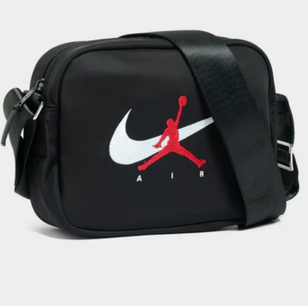 NWT Jordan Mini Messenger Bag Black Red Jumpman Crossbody Festival Nike Air