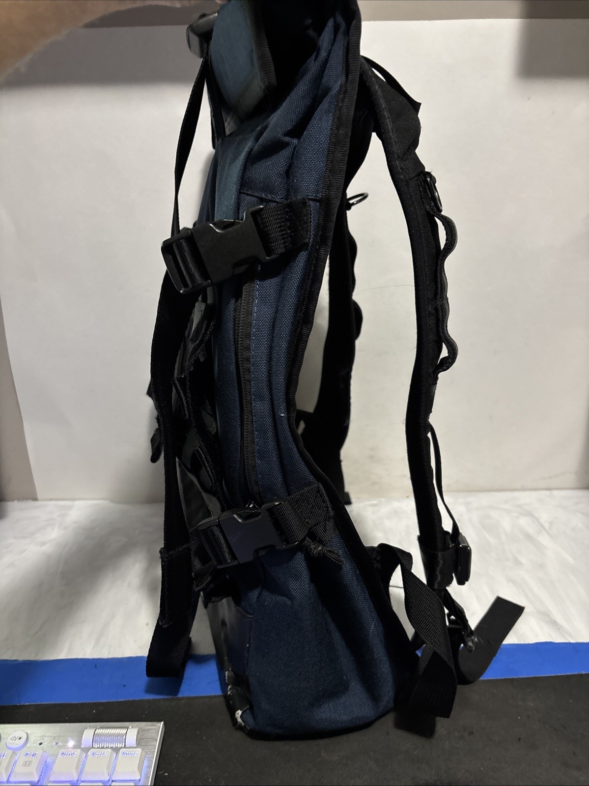 CHROME INDUSTRIES BACKPACK BARRAGE BG-163 Used Worn Rip