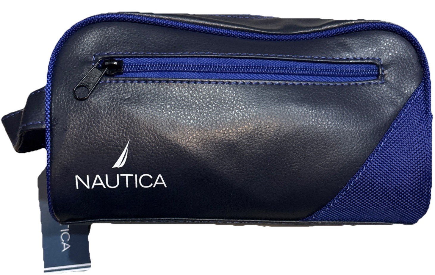Steve Madden Men’s Travel Kit—Black With Blue Highlights—NEW—SHIPS IN 24 HOURS—