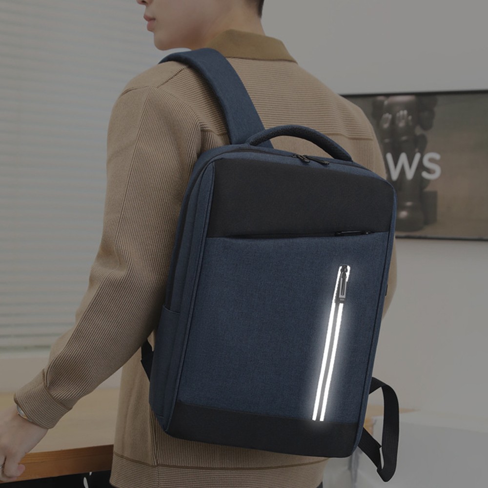 16″ Anti-theft Laptop Backpack Shool Book Bag Travel Rucksack w USB Charing Port