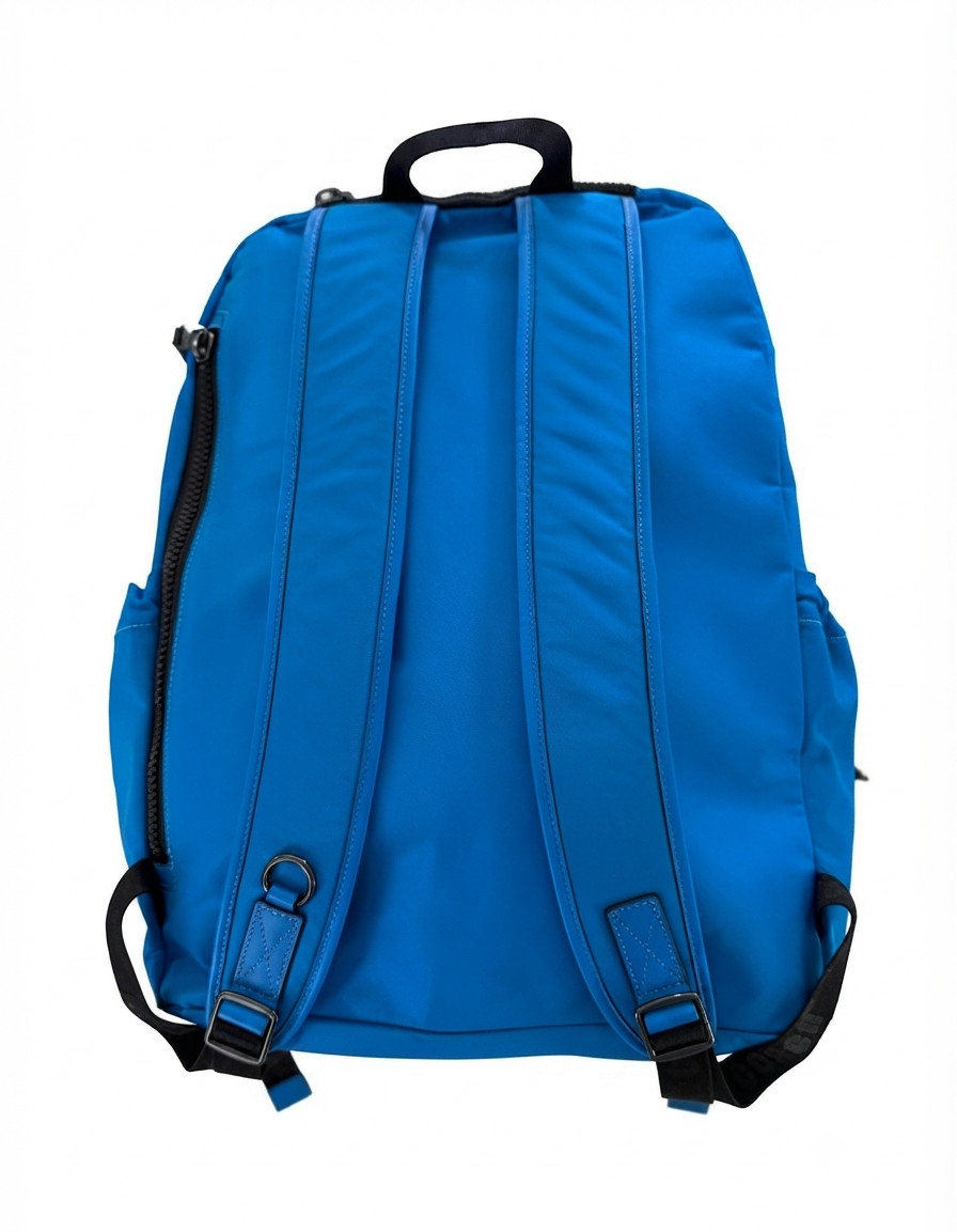 Genuine Coach Large Nylon Blue Max Backpack For Men or Women