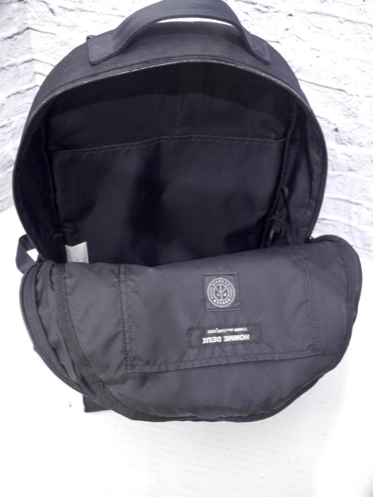 Authentic COMME des GARCONS x Porter Backpack 42cm Nylon Large Capacity Black