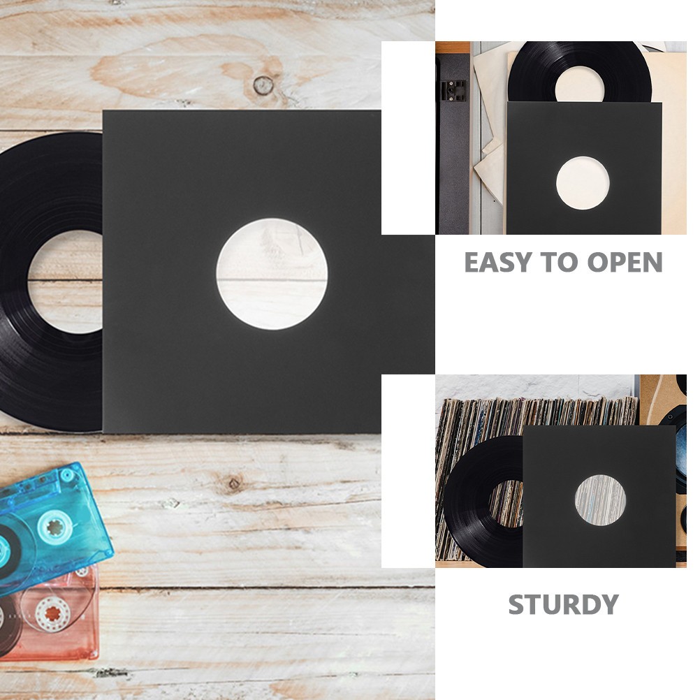 6 Pcs Vinyl Record Cardboard Jacket Protector Sleeve Album Outer for Records