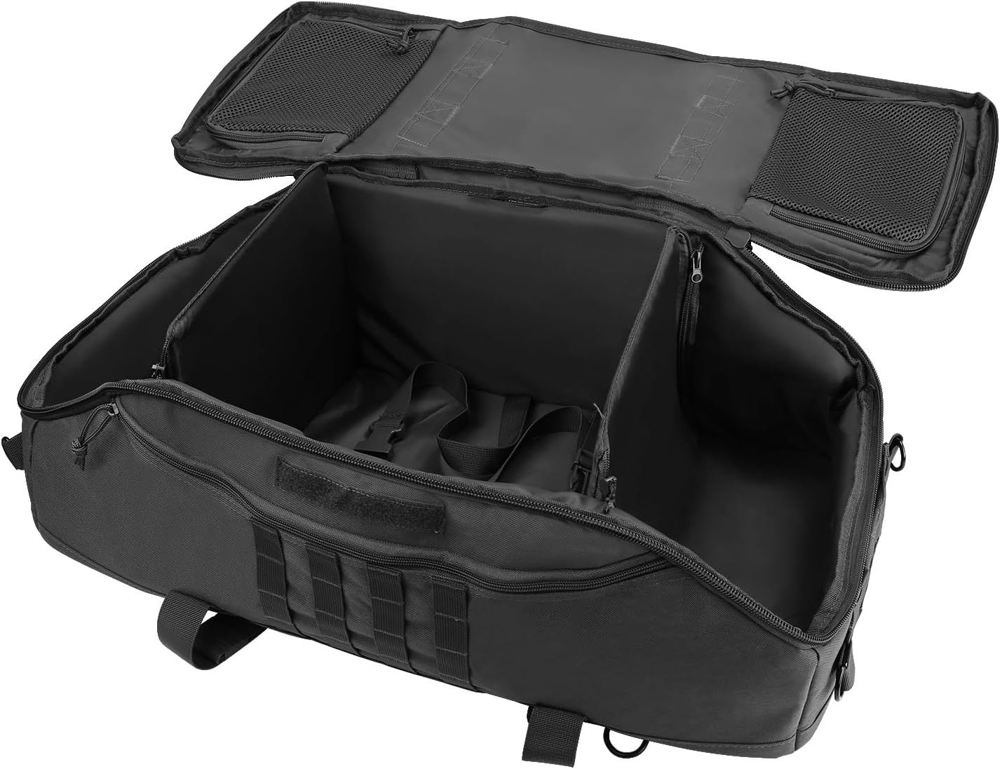 55L Large Duffle Bag, 3-In-1 Tactical Backpack MOLLE Pack for Sports, Gym, Outdo