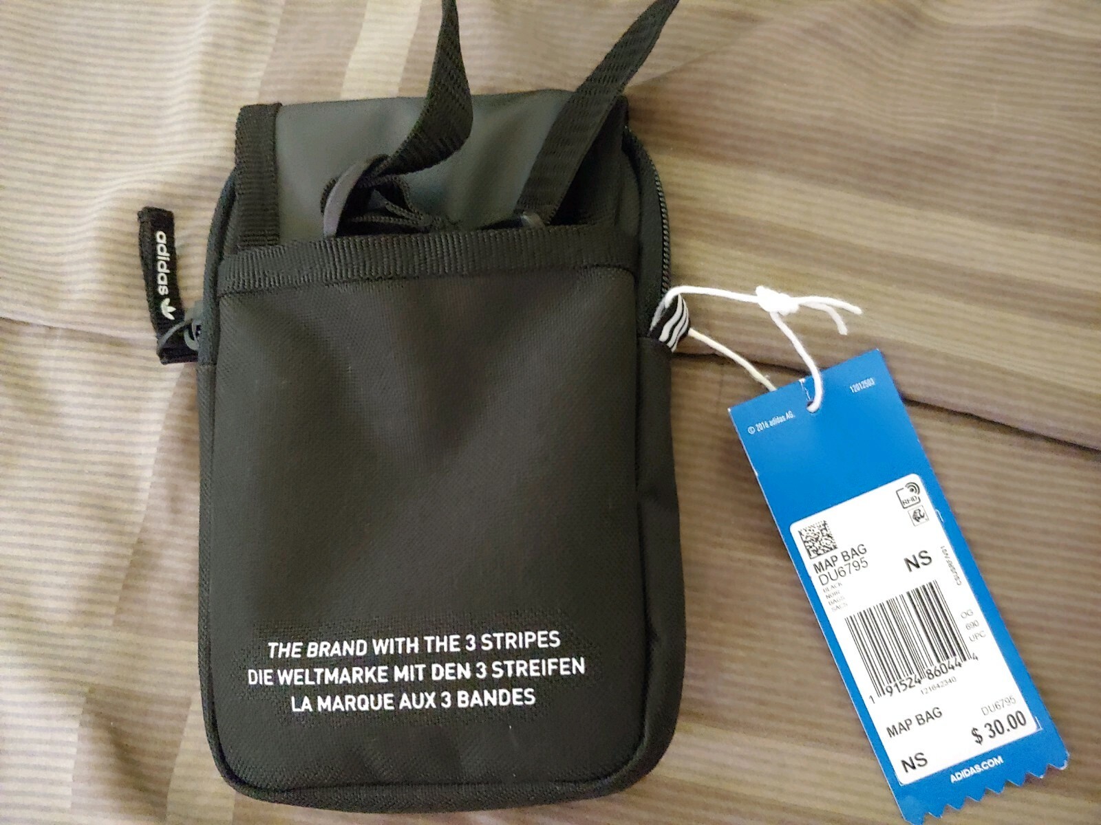 NWT adidas map bag black