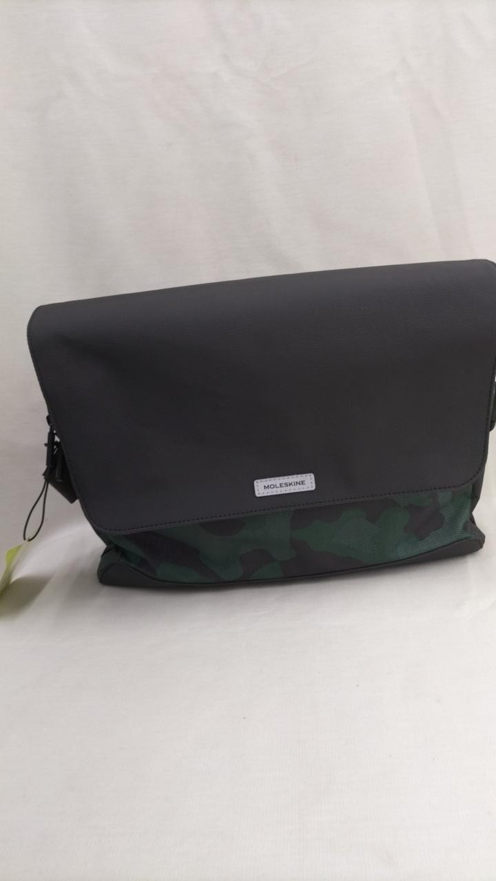 Moleskine Nomad Messenger Bag Model Green Camouflage Black MOLESKINE