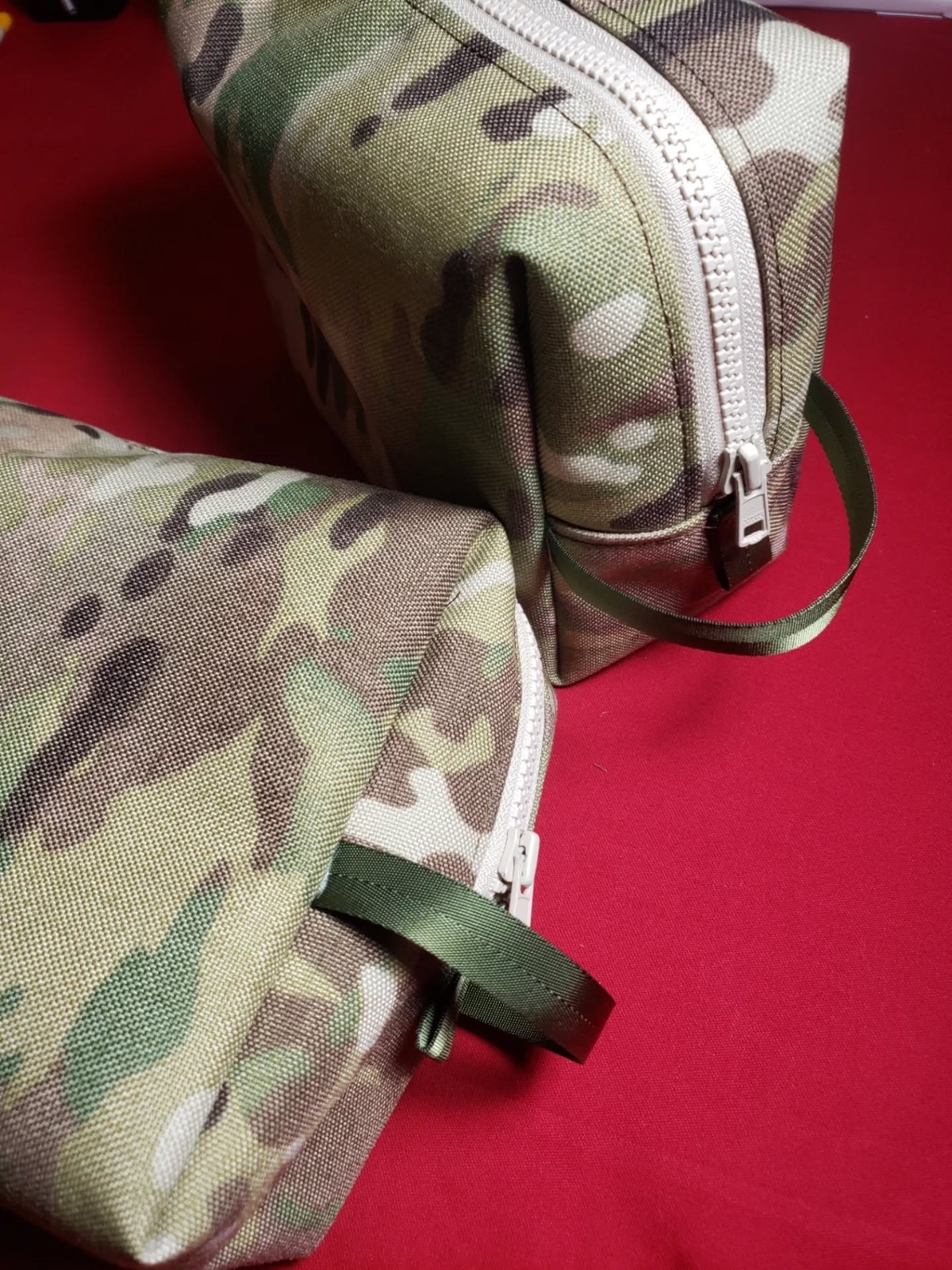 OCP / MULTICAM Military Style DOPP KIT / Zipper Ditty Bag, Travel Toiletry Bag