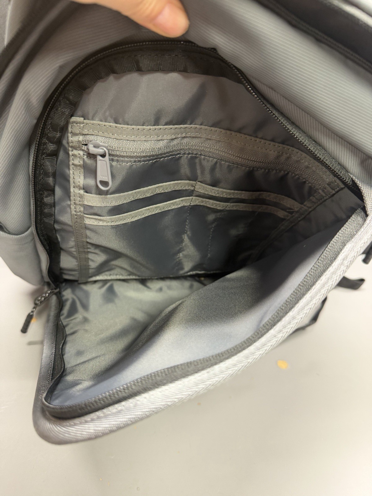 Timbuk2 Q Eco Gray Laptop Backpack 2.0 Promo Embroidered HALO
