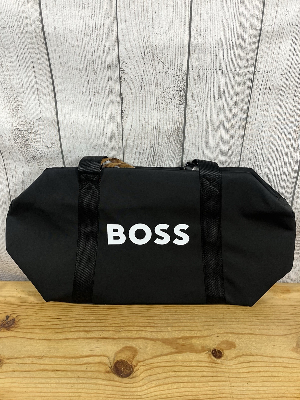 Black Hugo Boss Weekender Hold-all Bag. New Never Used In Original Packaging.