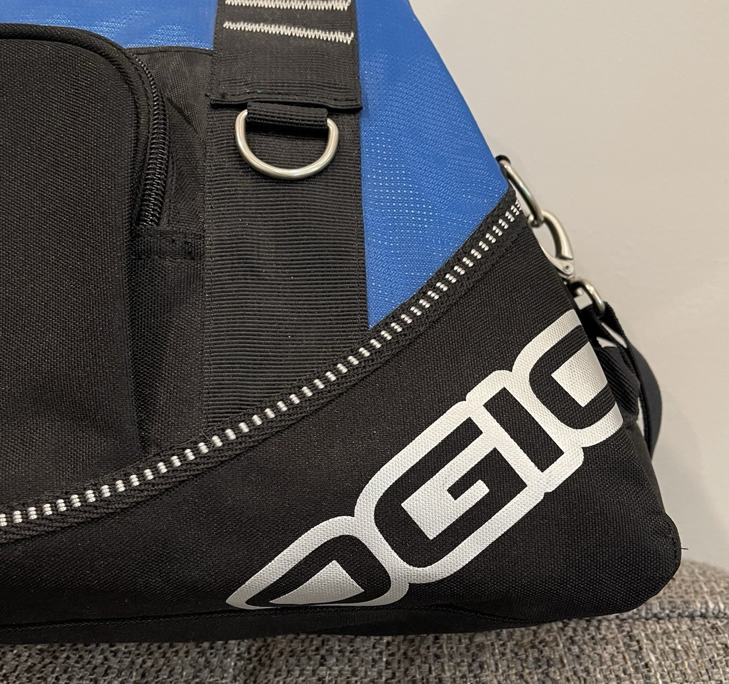 OGIO Half Dome Blue Black Duffel Bag Gym Sport Travel Carry On HERSHEY LOGO NWT