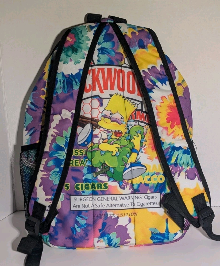 It’s The Backwoods Bart Simpson Tie-dye Backpack