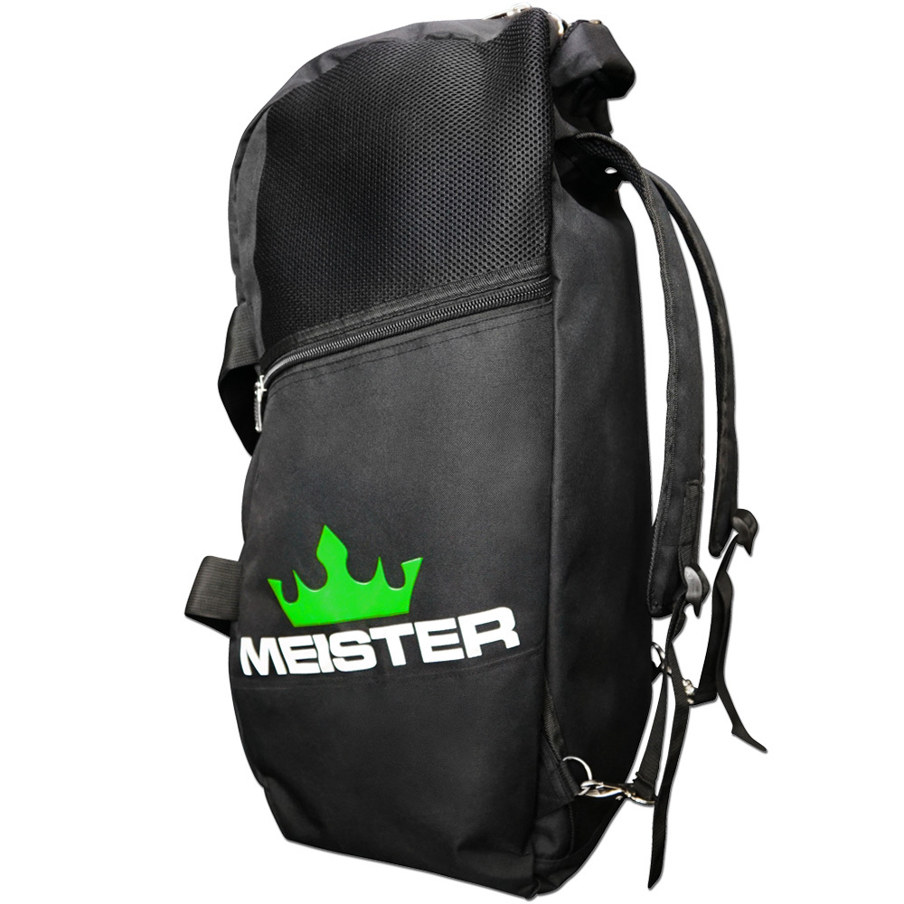 MEISTER CONVERTIBLE BACKPACK / GYM BAG – Black Sports MMA Duffle CARRY-ALL LARGE