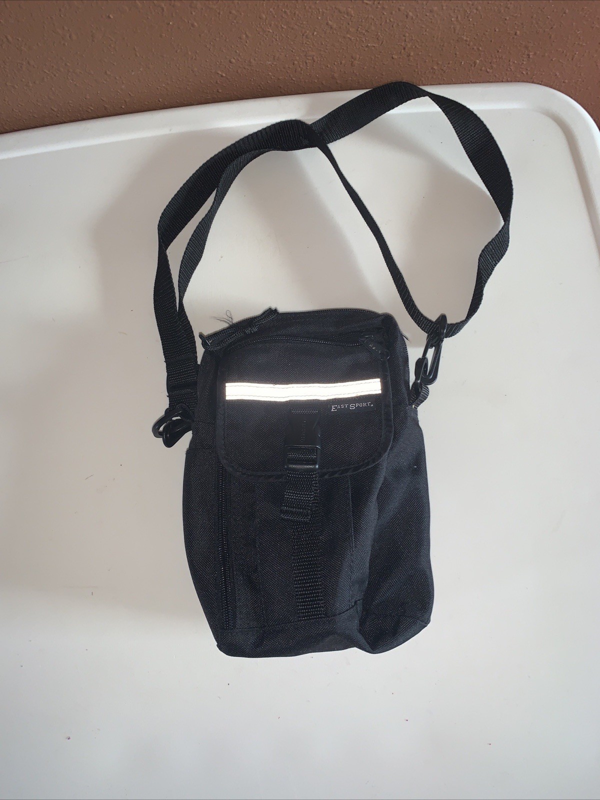 East Sport Bag Travel Pouch Multi-Pocket Nylon Black B5 Camera Bag Compact