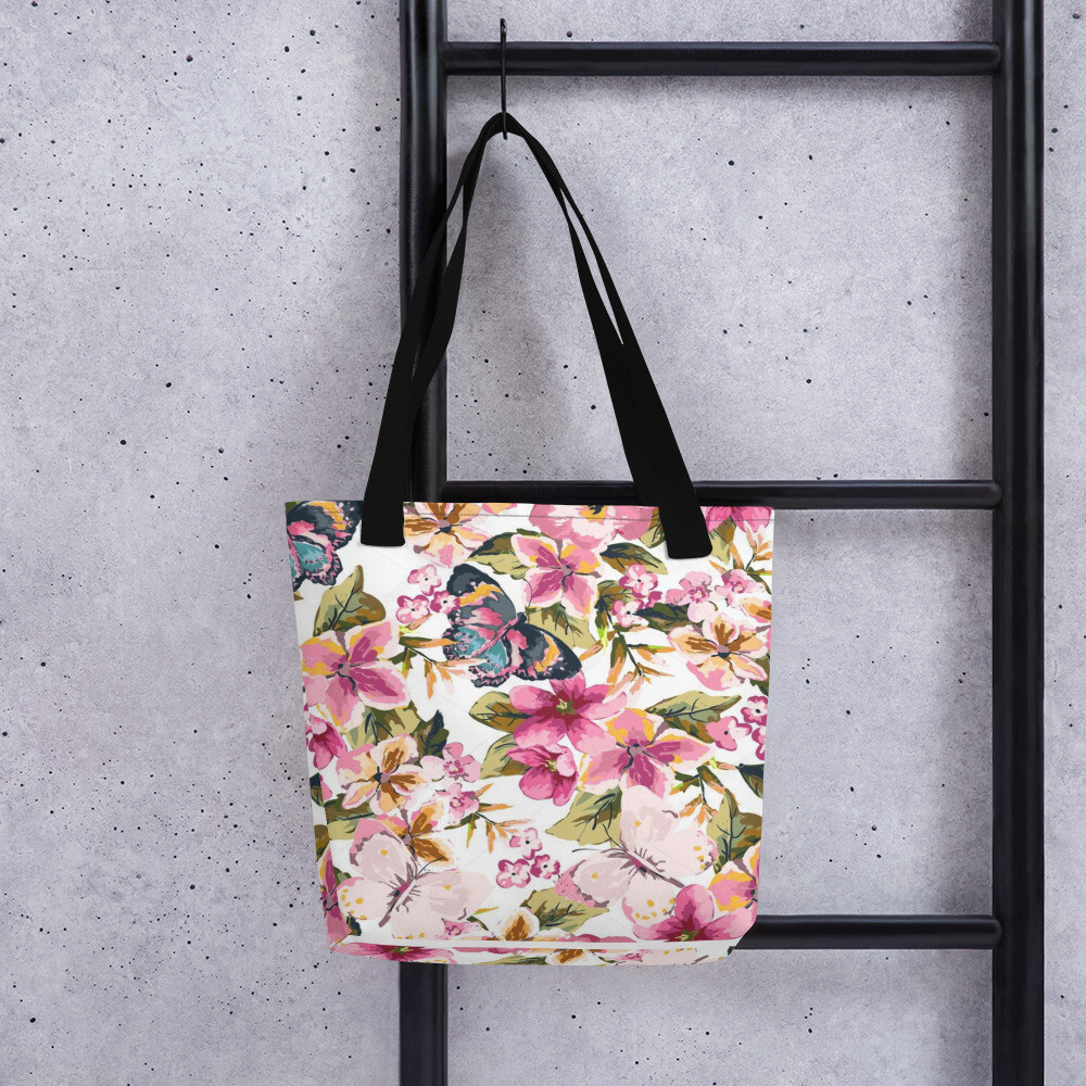 Butterflies&Flowers Totebag