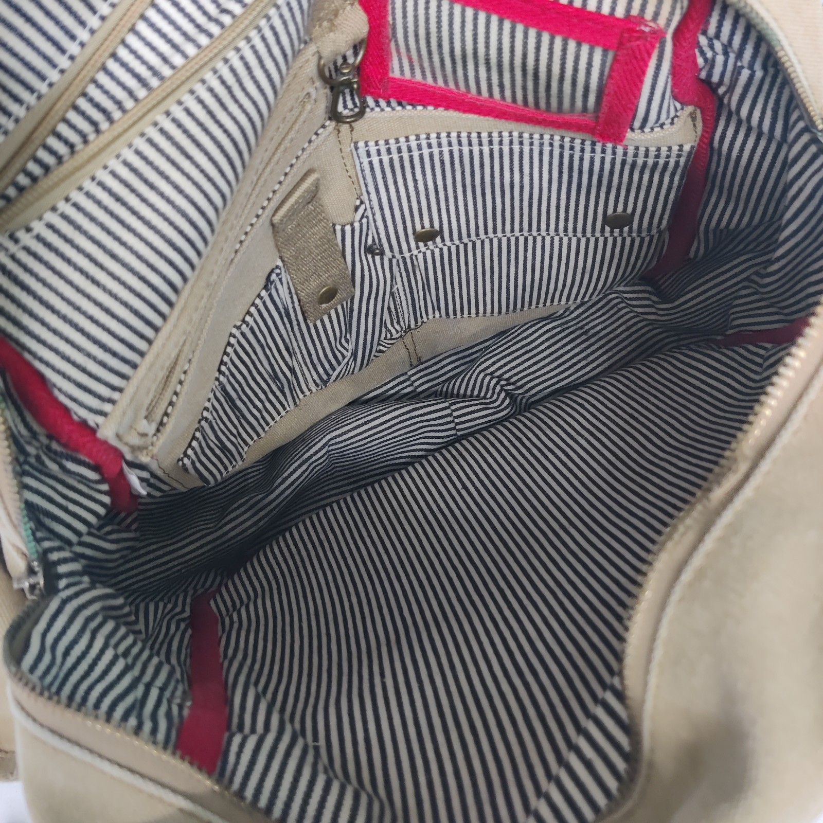 A. Kurtz Standard Issue Canvas Backpack Khaki Tan Military Rucksack FLAW