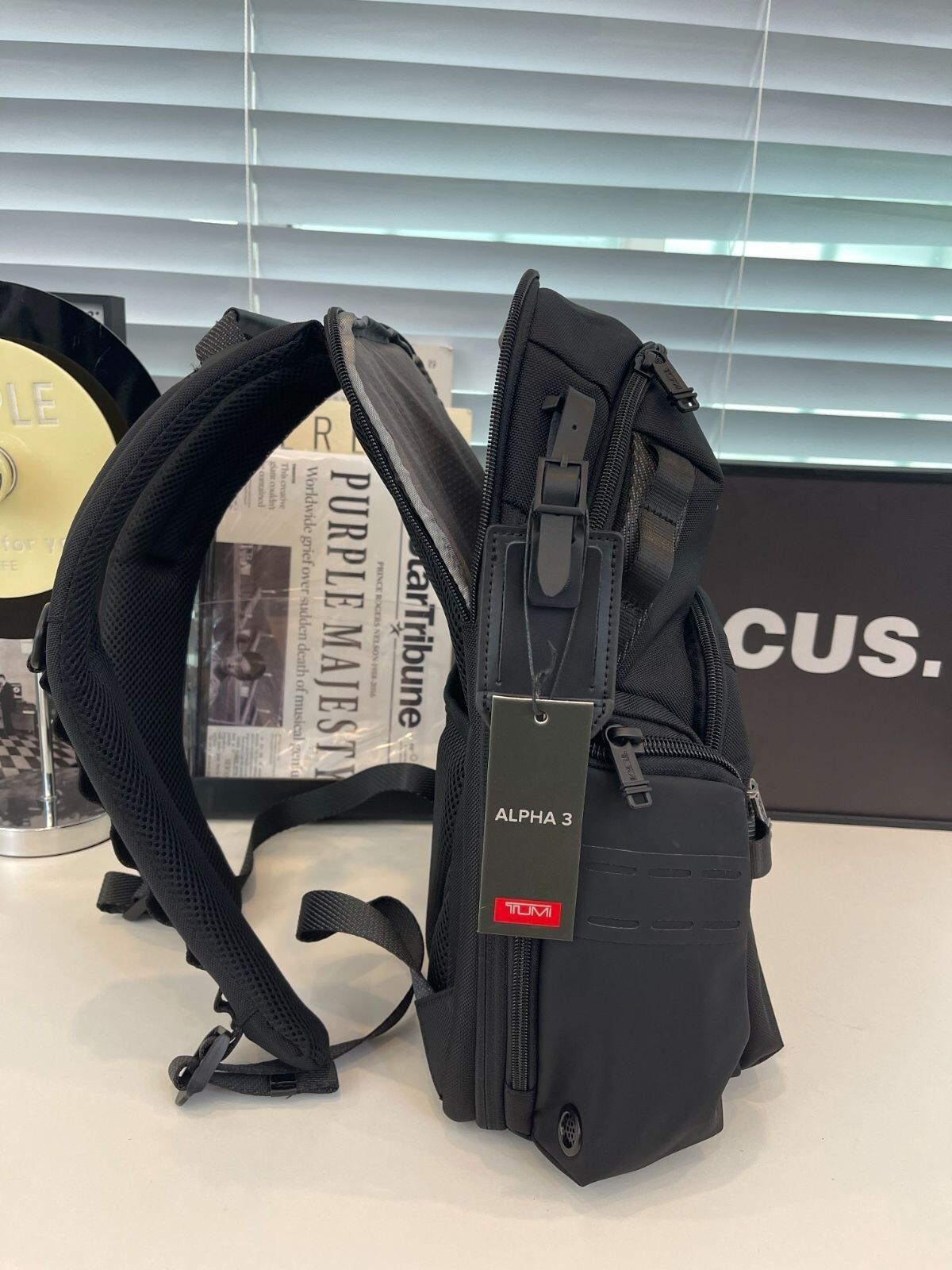TUMI ALPHA BRAVO Navigation Backpack Business Sports Black New